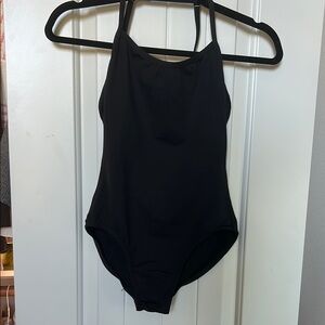 Black One-Piece Women’s Leotard